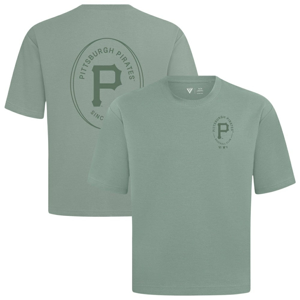 Pittsburgh Pirates Levelwear Register Oversized Luxe Signature Knit T-Shirt - MLB