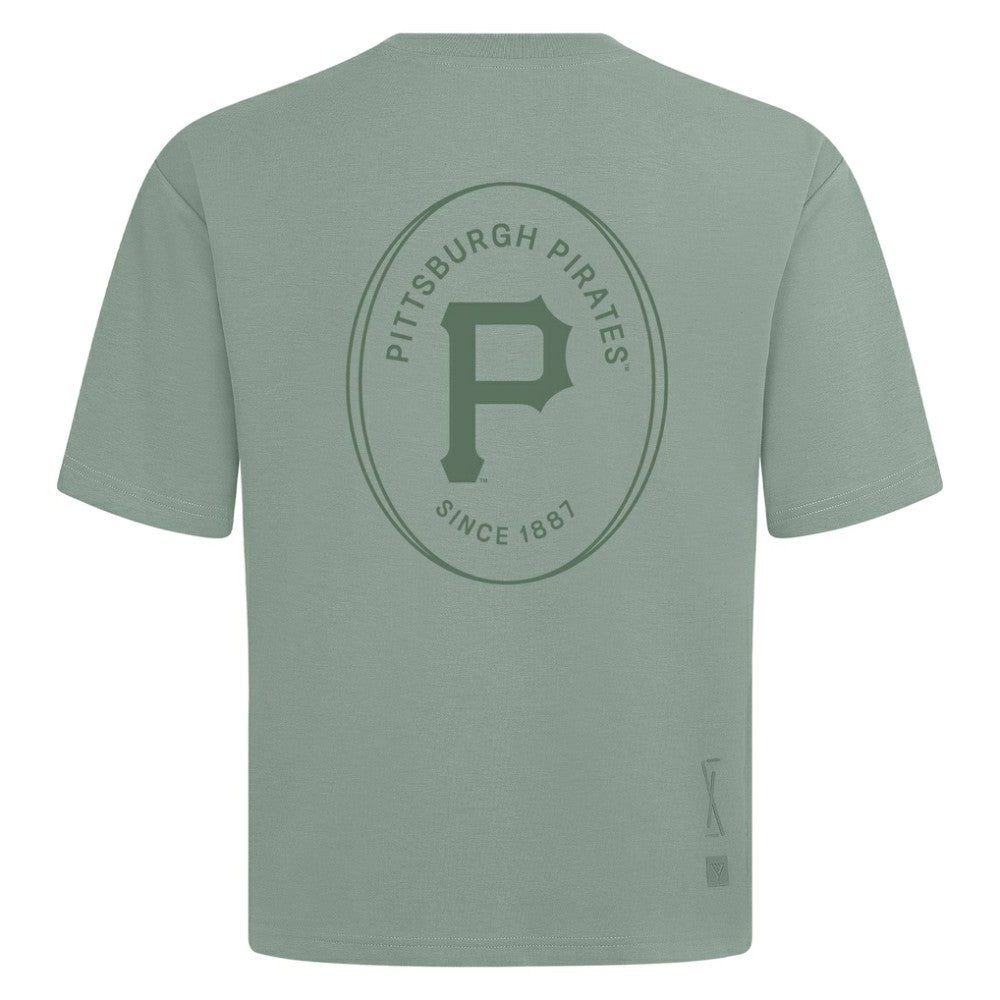 Pittsburgh Pirates Levelwear Register Oversized Luxe Signature Knit T-Shirt - MLB