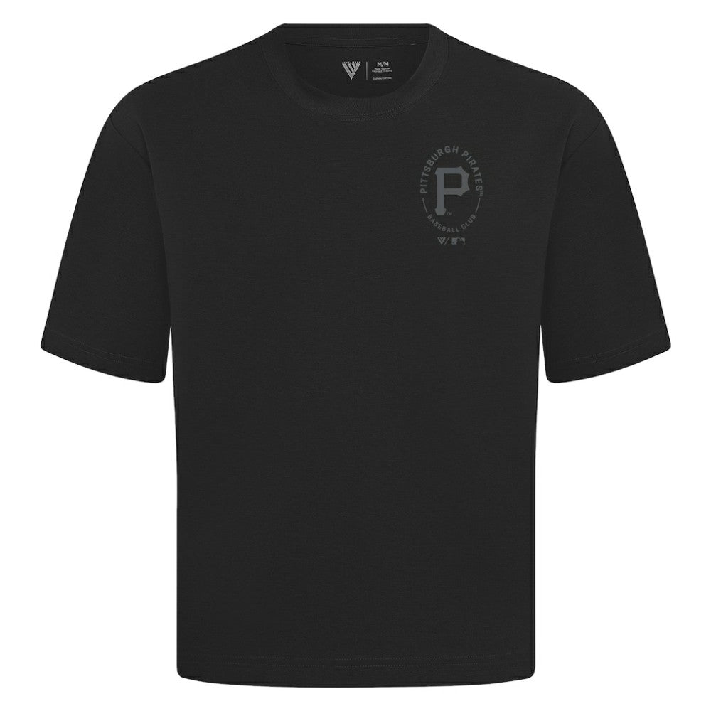 Pittsburgh Pirates Levelwear Register Oversized Luxe Signature Knit T-Shirt - MLB