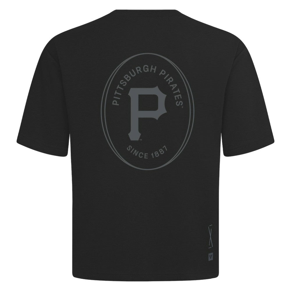 Pittsburgh Pirates Levelwear Register Oversized Luxe Signature Knit T-Shirt - MLB