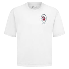 St. Louis Cardinals Levelwear Register Oversized Luxe Signature Knit T-Shirt - MLB