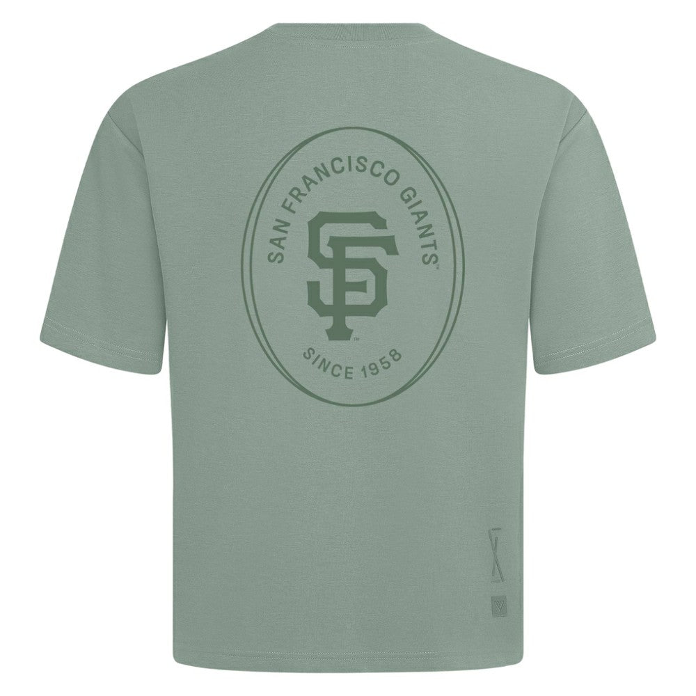 San Francisco Giants Levelwear Register Oversized Luxe Signature Knit T-Shirt - MLB