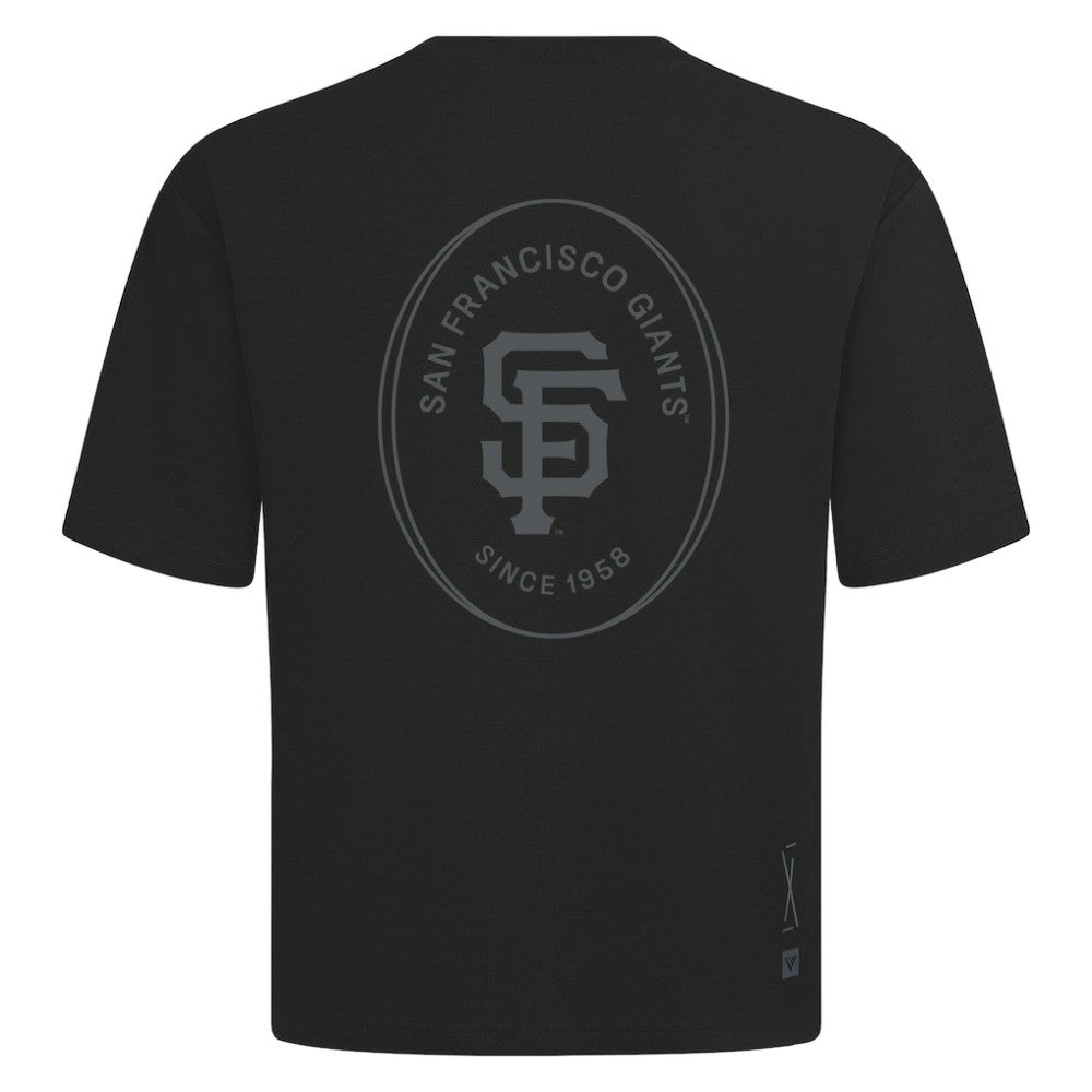 San Francisco Giants Levelwear Register Oversized Luxe Signature Knit T-Shirt - MLB
