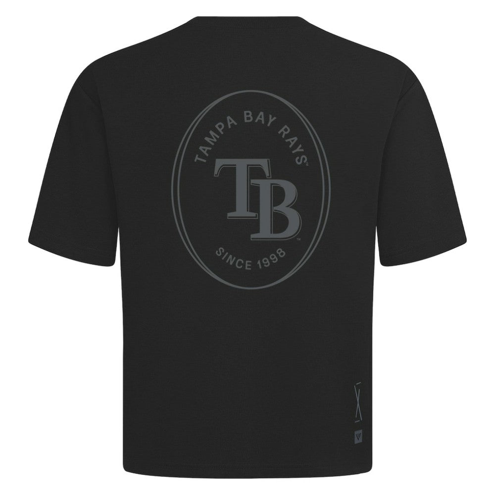 Tampa Bay Rays Levelwear Register Oversized Luxe Signature Knit T-Shirt - MLB