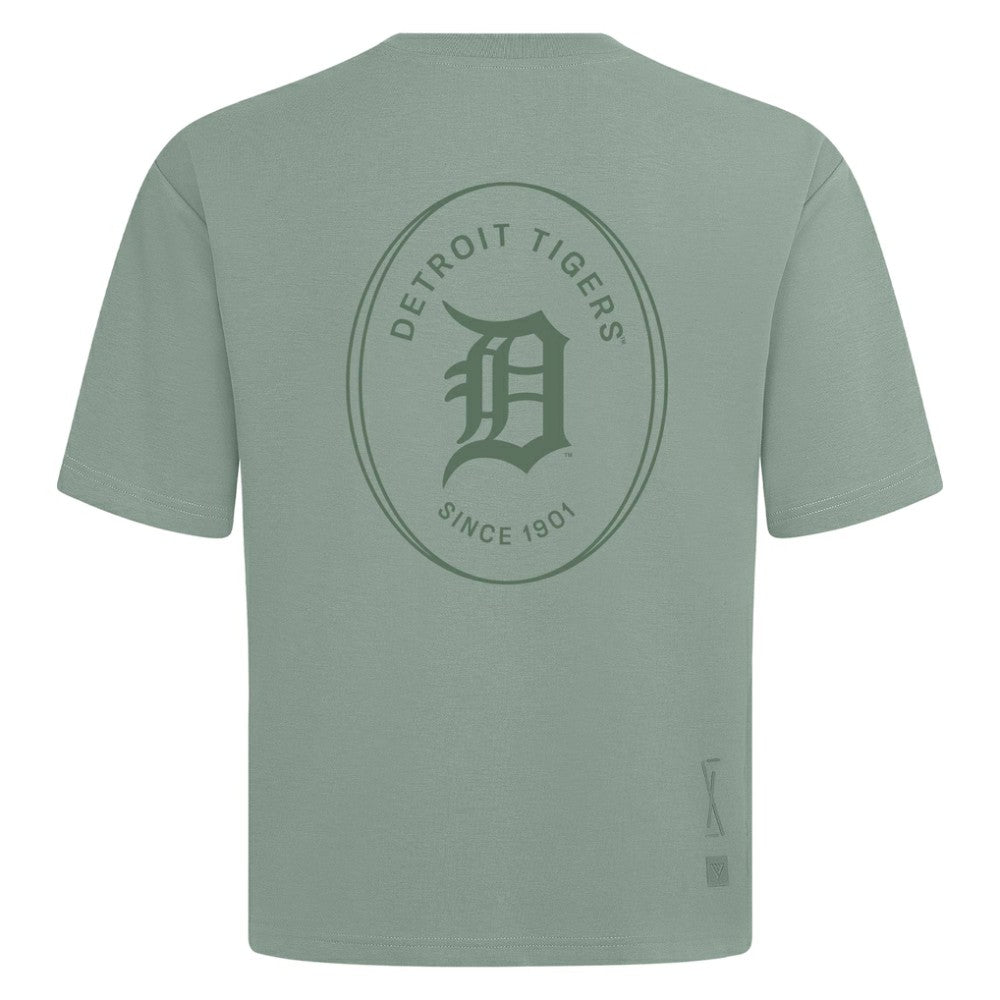 Detroit Tigers Levelwear Register Oversized Luxe Signature Knit T-Shirt - MLB