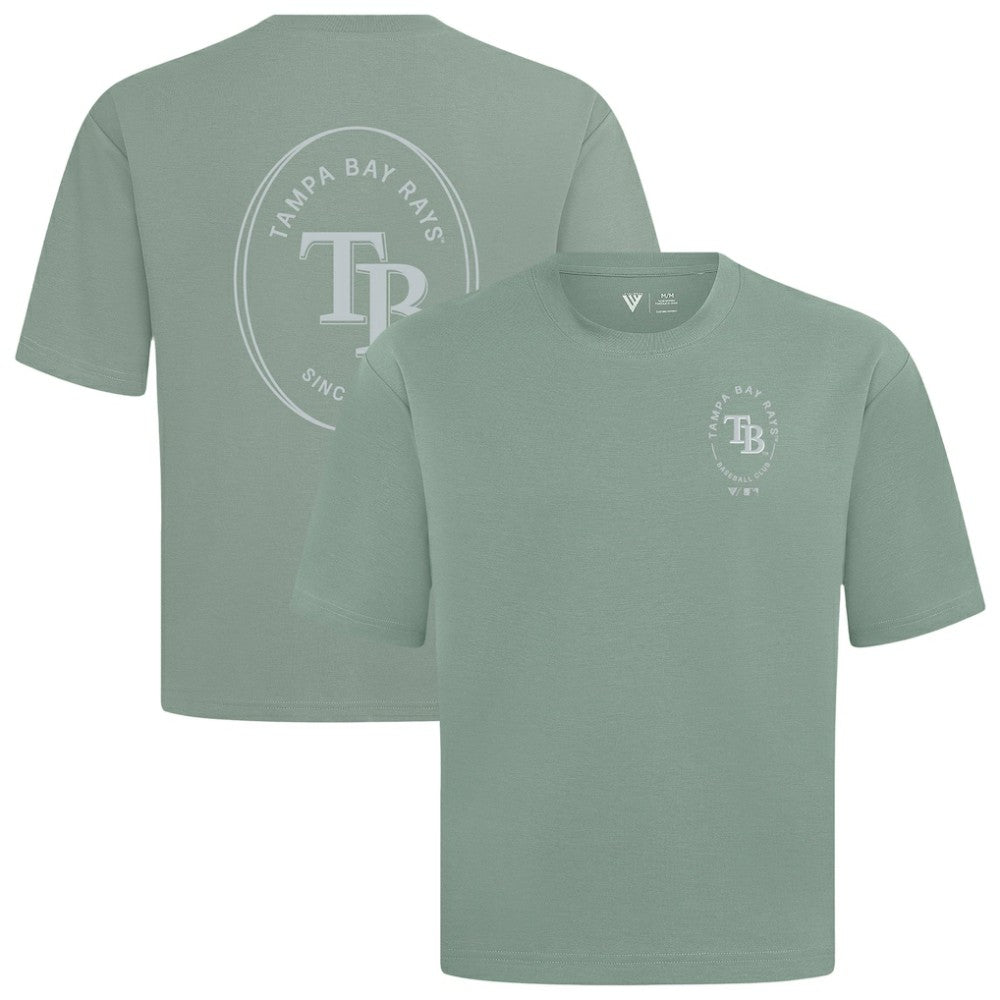 Tampa Bay Rays Levelwear Register Oversized Luxe Signature Knit T-Shirt - MLB