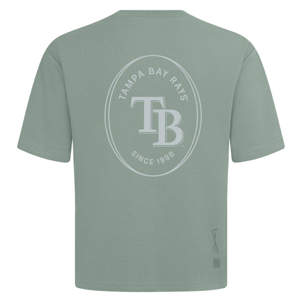 Tampa Bay Rays Levelwear Register Oversized Luxe Signature Knit T-Shirt - MLB