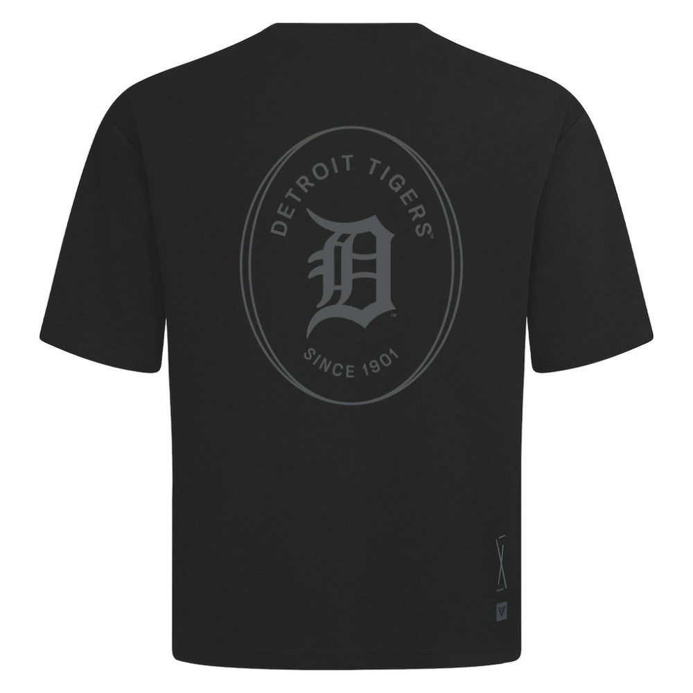Detroit Tigers Levelwear Register Oversized Luxe Signature Knit T-Shirt - MLB