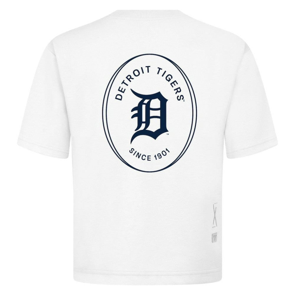 Detroit Tigers Levelwear Register Oversized Luxe Signature Knit T-Shirt - MLB