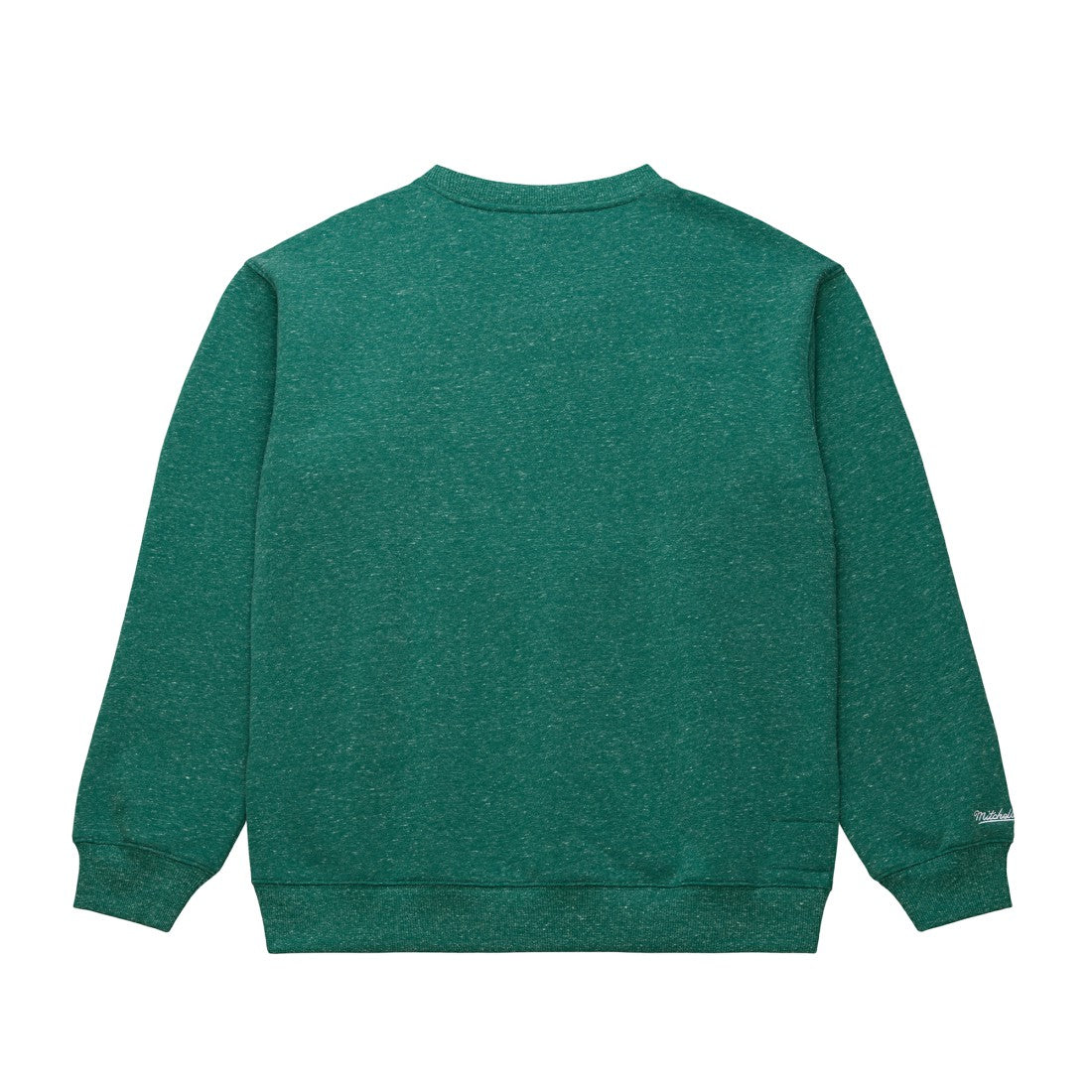 New York Jets Jets In London Throw It Back Fleece Sweatshirt Green | Mitchell & Ness