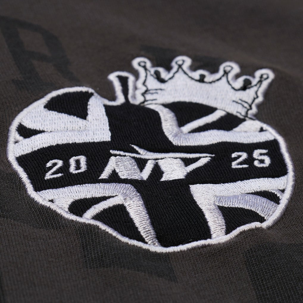 New York Jets Jets In London Downtown Collection Premium T-Shirt Black | Mitchell & Ness