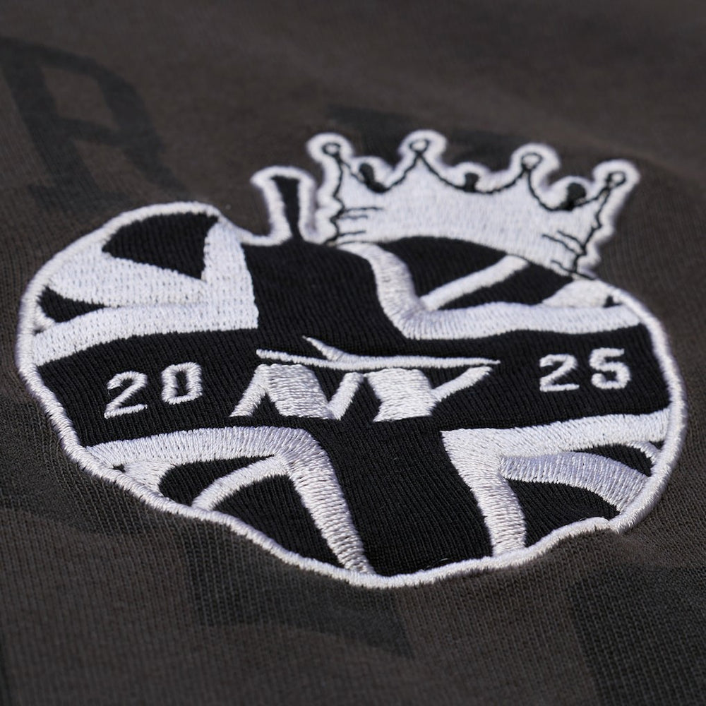 New York Jets Jets In London Downtown Collection Premium T-Shirt Black | Mitchell & Ness
