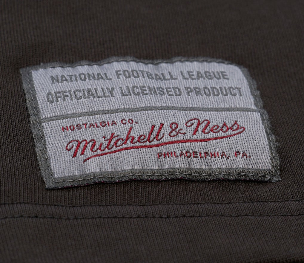 New York Jets Jets In London Downtown Collection Premium T-Shirt Black | Mitchell & Ness