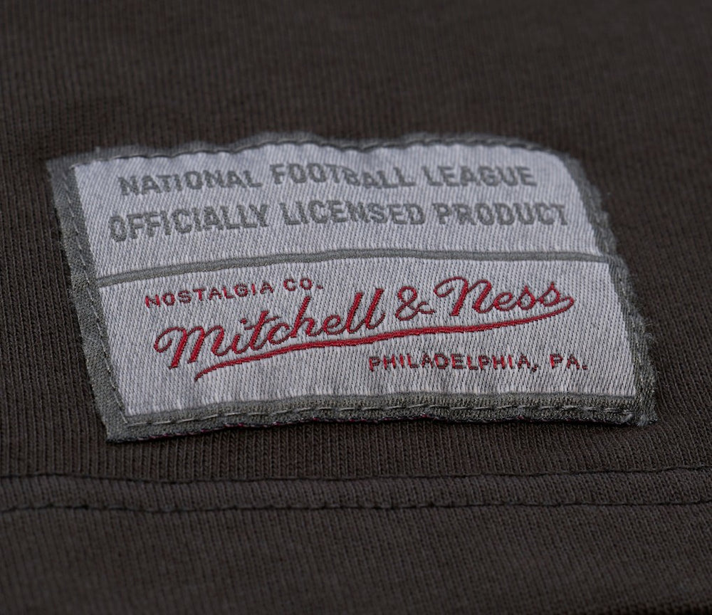 New York Jets Jets In London Downtown Collection Premium T-Shirt Black | Mitchell & Ness