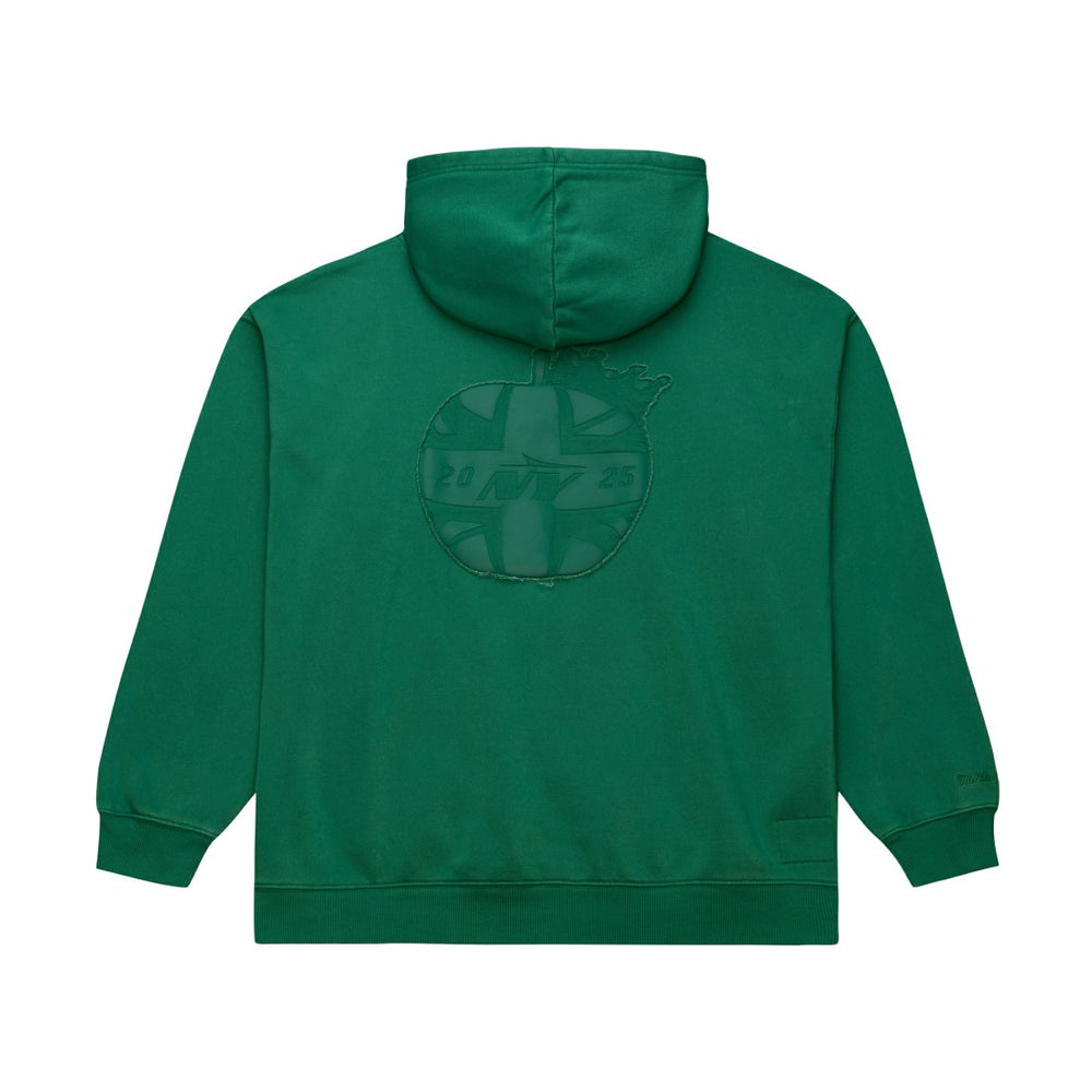 New York Jets Jets In London Downtown Collection Fleece Hoodie Green | Mitchell & Ness