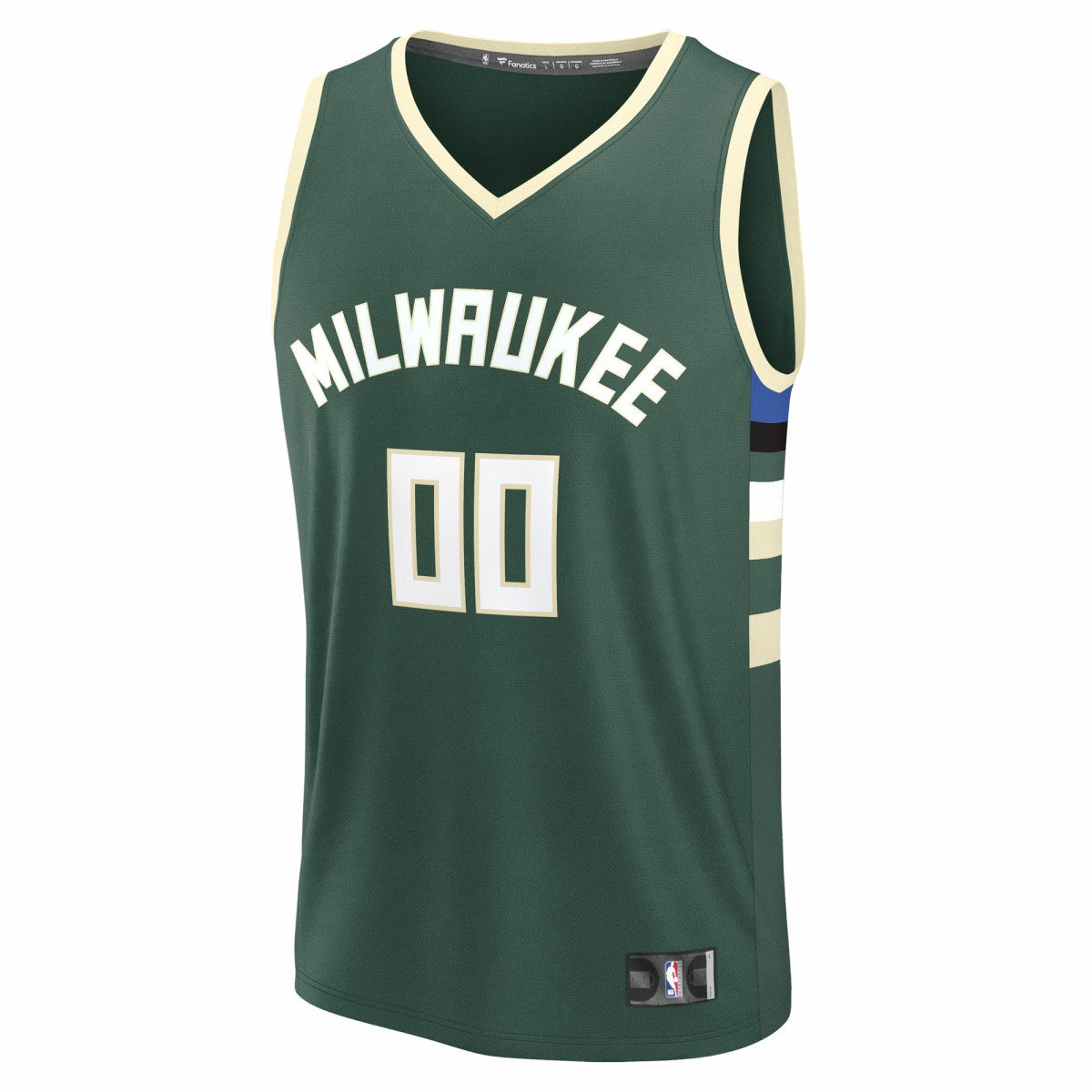 Milwaukee Bucks Fast Break Custom Jersey Icon Edition Green - NBA