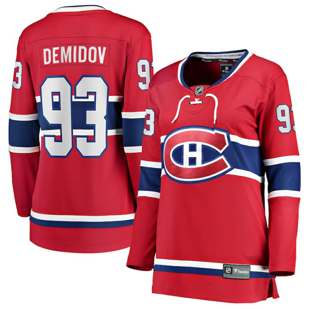 Ivan Demidov Montreal Canadiens Fanatics Women's Home Breakaway Player Jersey - Red - NHL