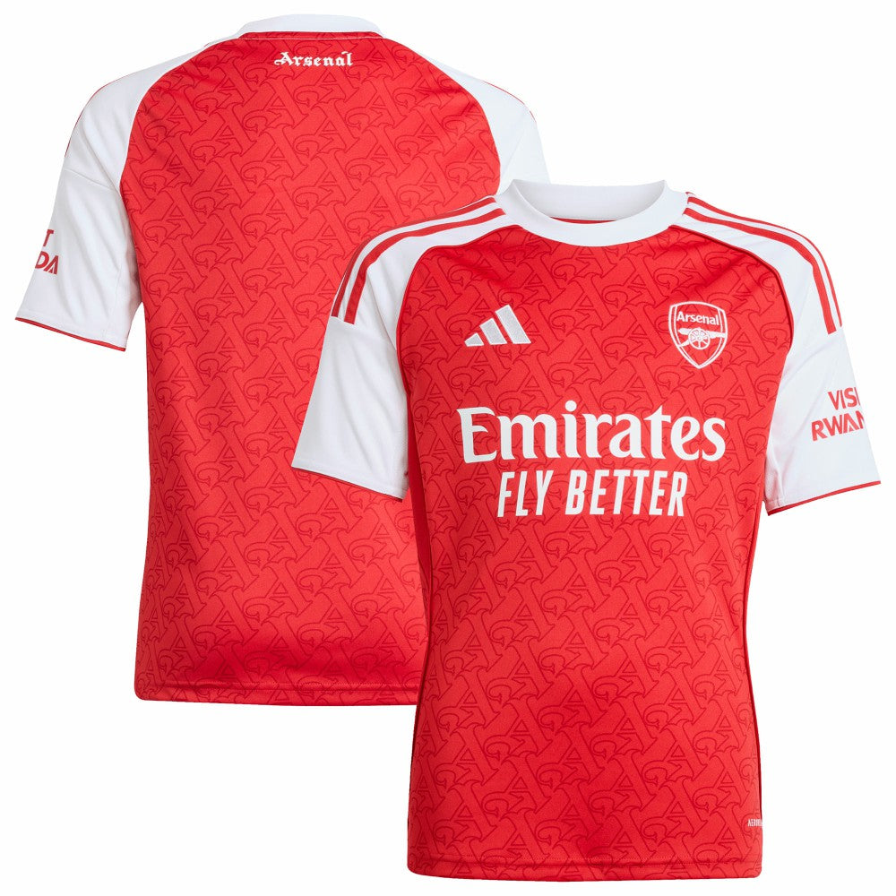 Arsenal Youth 2025/26 Home Replica Jersey Red | Adidas Online