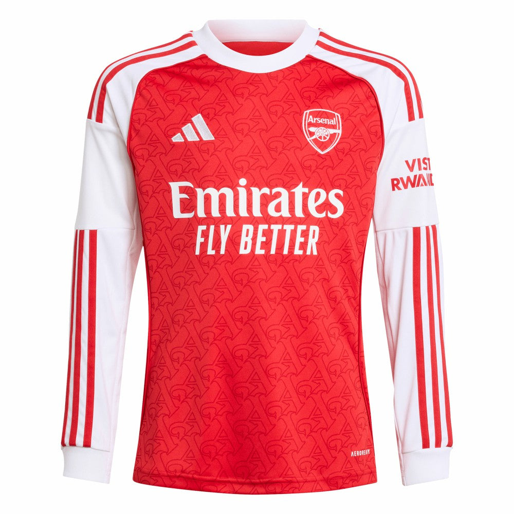 Arsenal Youth 2025/26 Home Replica Long Sleeve Jersey Red | Adidas online
