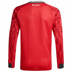 Manchester United Youth Home 2025/26 Replica Long Sleeve Jersey Red | Adidas cheap