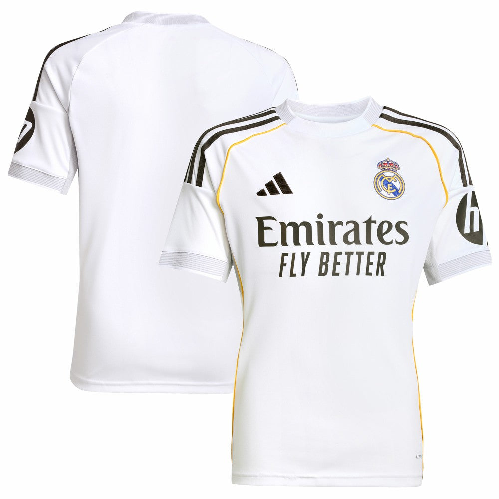 Real Madrid Youth 2025/26 Home Replica Jersey White | Adidas cheap