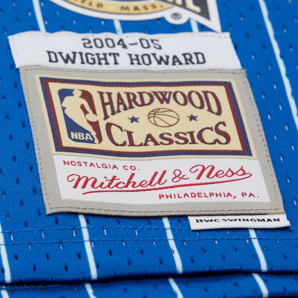 Dwight Howard Orlando Magic 2004/05 Hardwood Classics Hall of Fame Swingman Jersey Blue - NBA