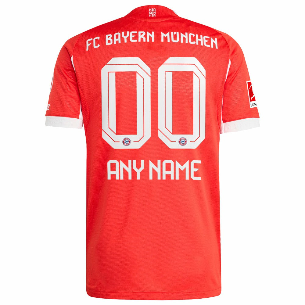 Bayern Munich 2025/26 Home Custom Jersey Red | Adidas