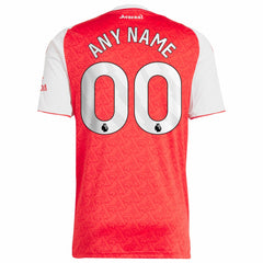 Arsenal 2025/26 Home Replica Custom Jersey Red | Adidas discount