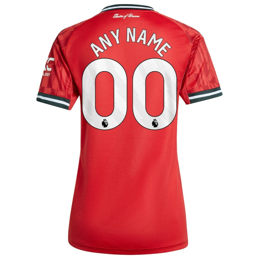 Manchester United Women's Home 2025/26 Custom Replica Jersey Red | Adidas discount