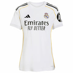 Real Madrid Women's 2025/26 Home Replica Custom Jersey White | Adidas Online