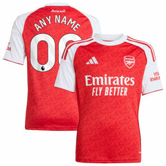 Arsenal Youth 2025/26 Home Replica Custom Jersey Red | Adidas online
