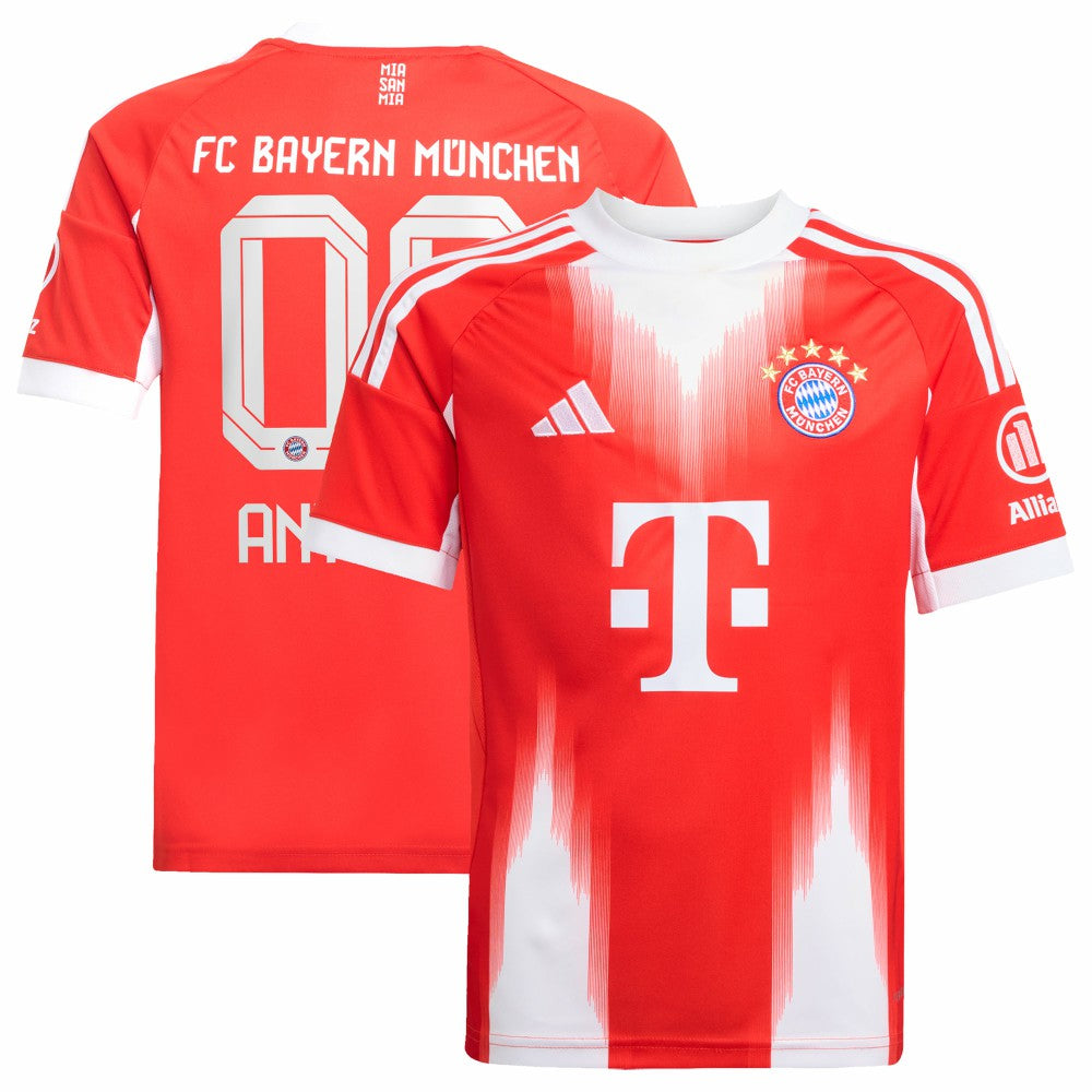 Bayern Munich Youth 2025/26 Home Replica Custom Jersey Red | Adidas Online
