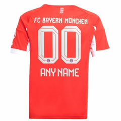 Bayern Munich Youth 2025/26 Home Replica Custom Jersey Red | Adidas Online