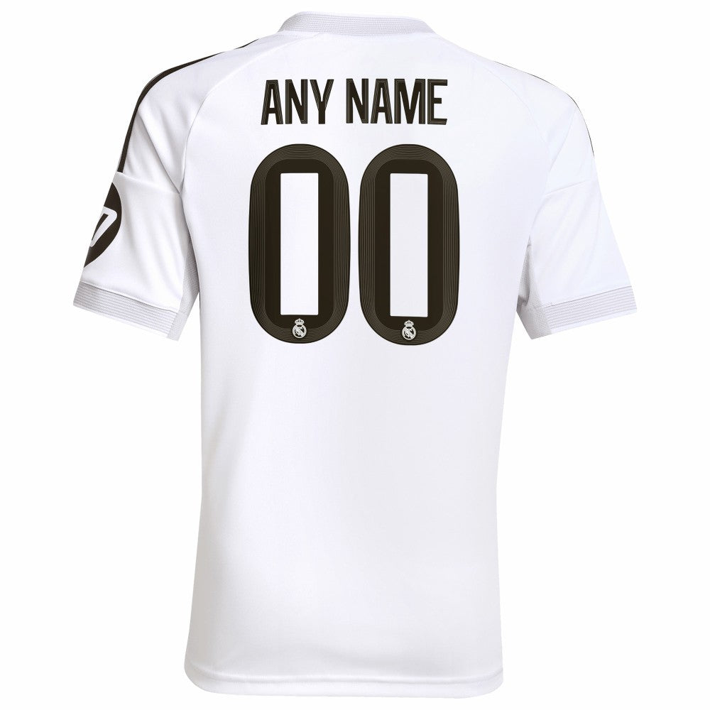 Real Madrid Youth 2025/26 Home Replica Custom Jersey White | Adidas discount