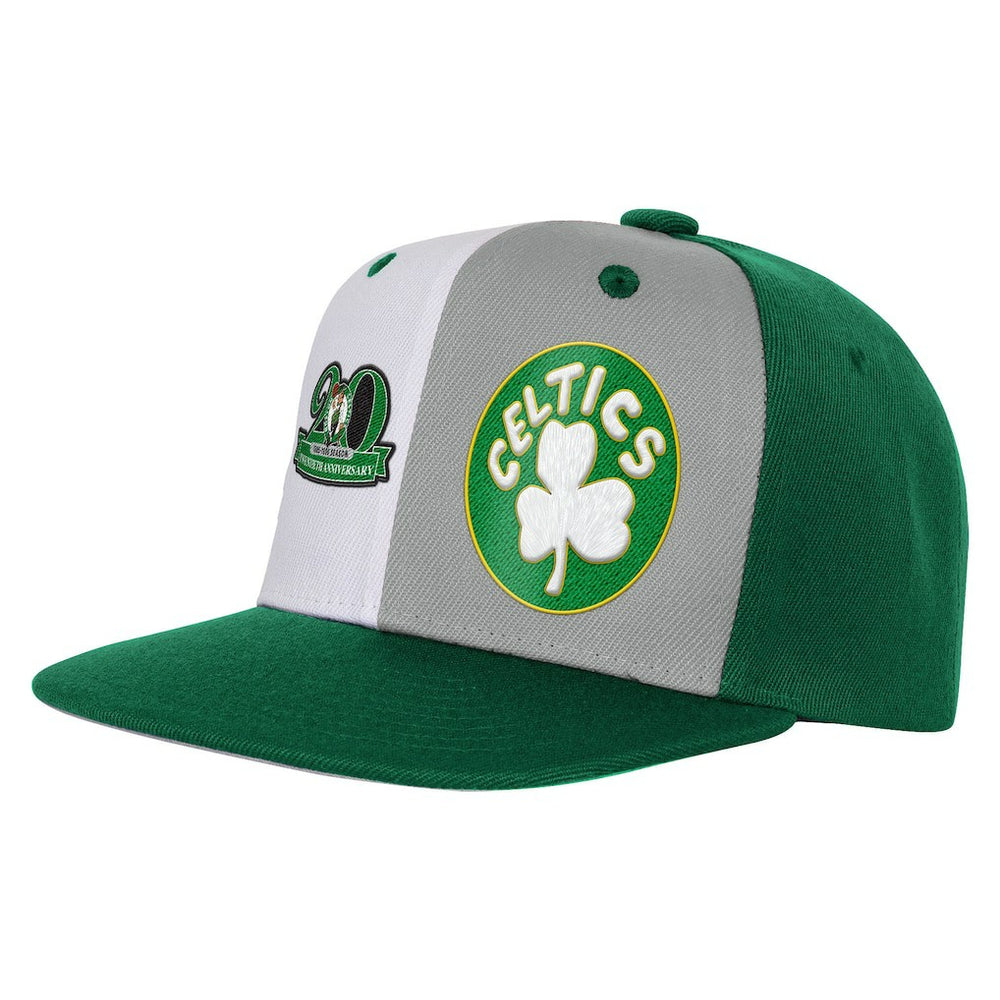 Boston Celtics Youth Anniversary Duo Front Snapback Hat Kelly Green - NBA