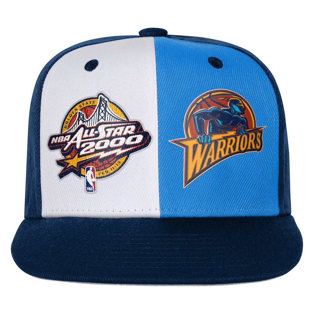 Golden State Warriors Youth 2000 All-Star Game Duo Front Snapback Hat Navy - NBA