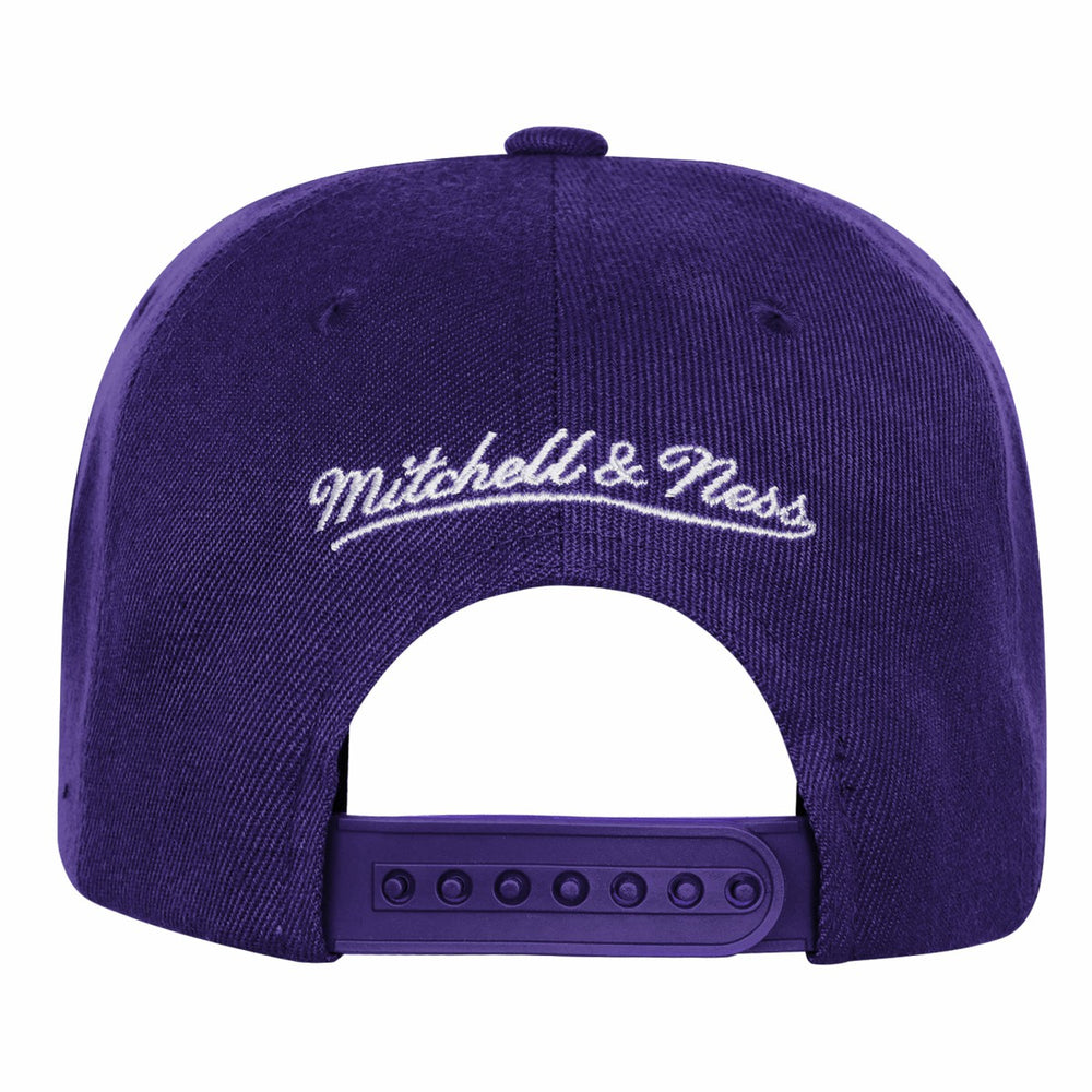 Los Angeles Lakers Youth 50th Anniversary Duo Front Snapback Hat Purple - NBA