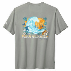 Denver Broncos Huddle & Hang Tens T-Shirt Gray | Tommy Bahama