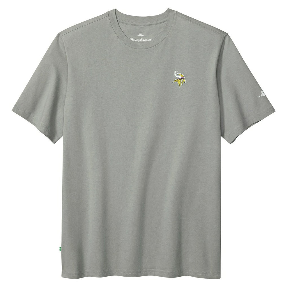Minnesota Vikings Huddle & Hang Tens T-Shirt Gray | Tommy Bahama