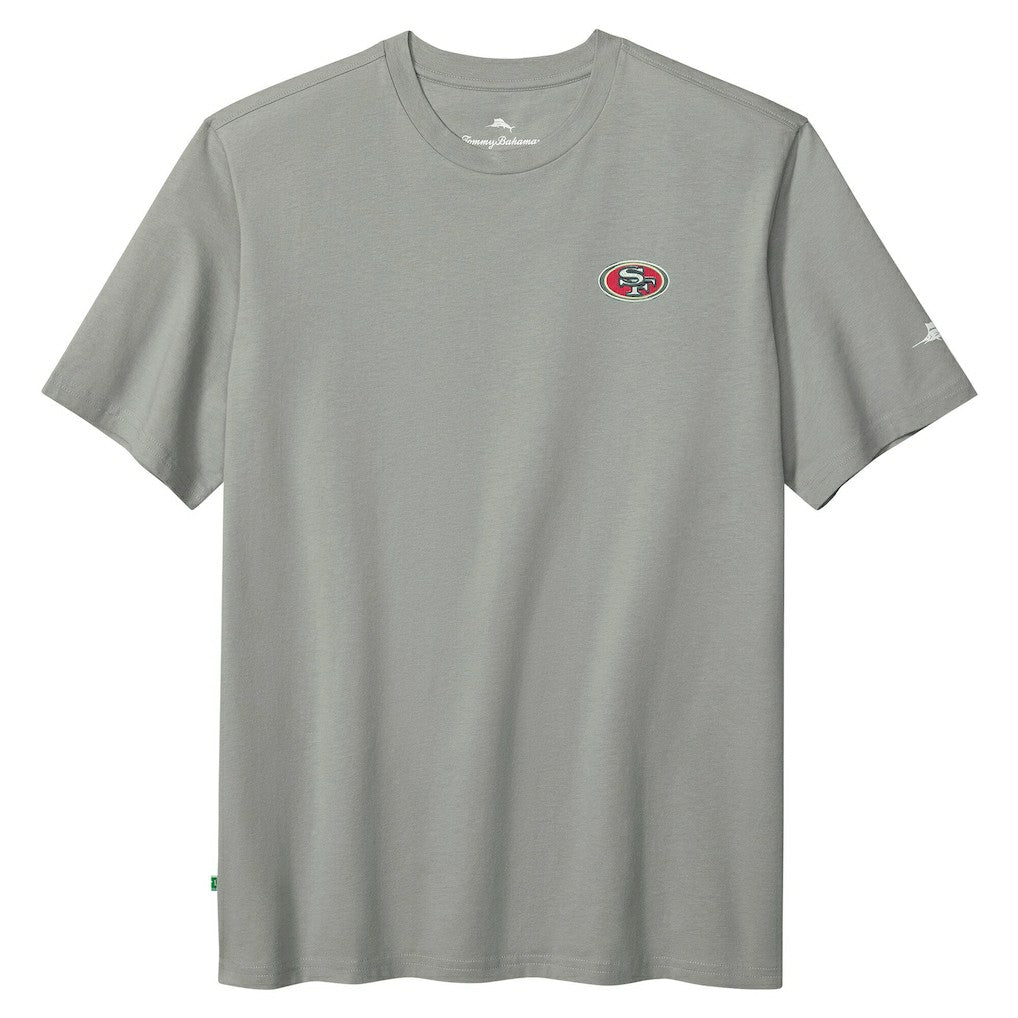 San Francisco 49ers Huddle & Hang Tens T-Shirt Gray | Tommy Bahama