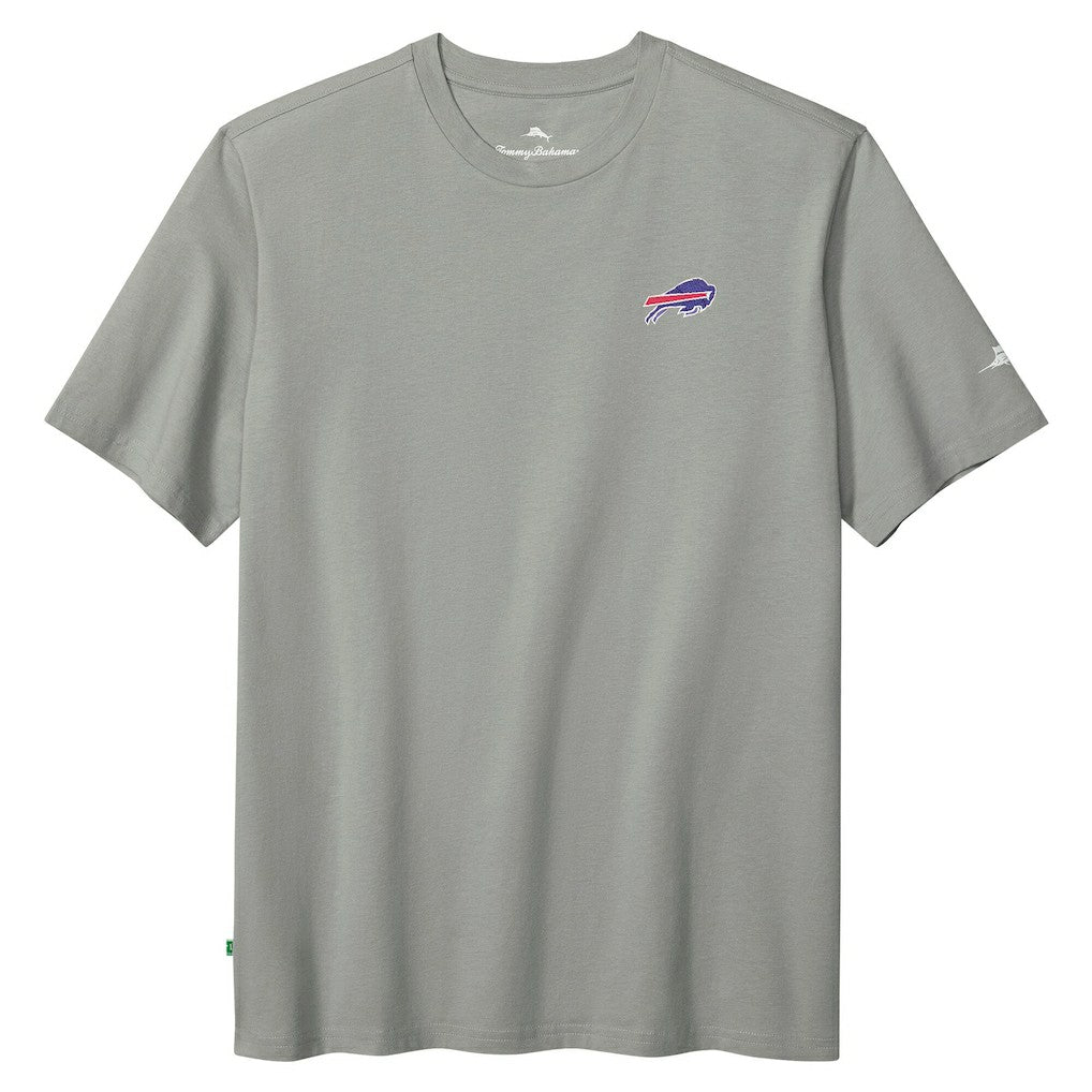 Buffalo Bills Huddle & Hang Tens T-Shirt Gray | Tommy Bahama