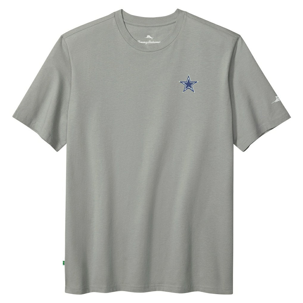 Dallas Cowboys Huddle & Hang Tens T-Shirt Gray | Tommy Bahama