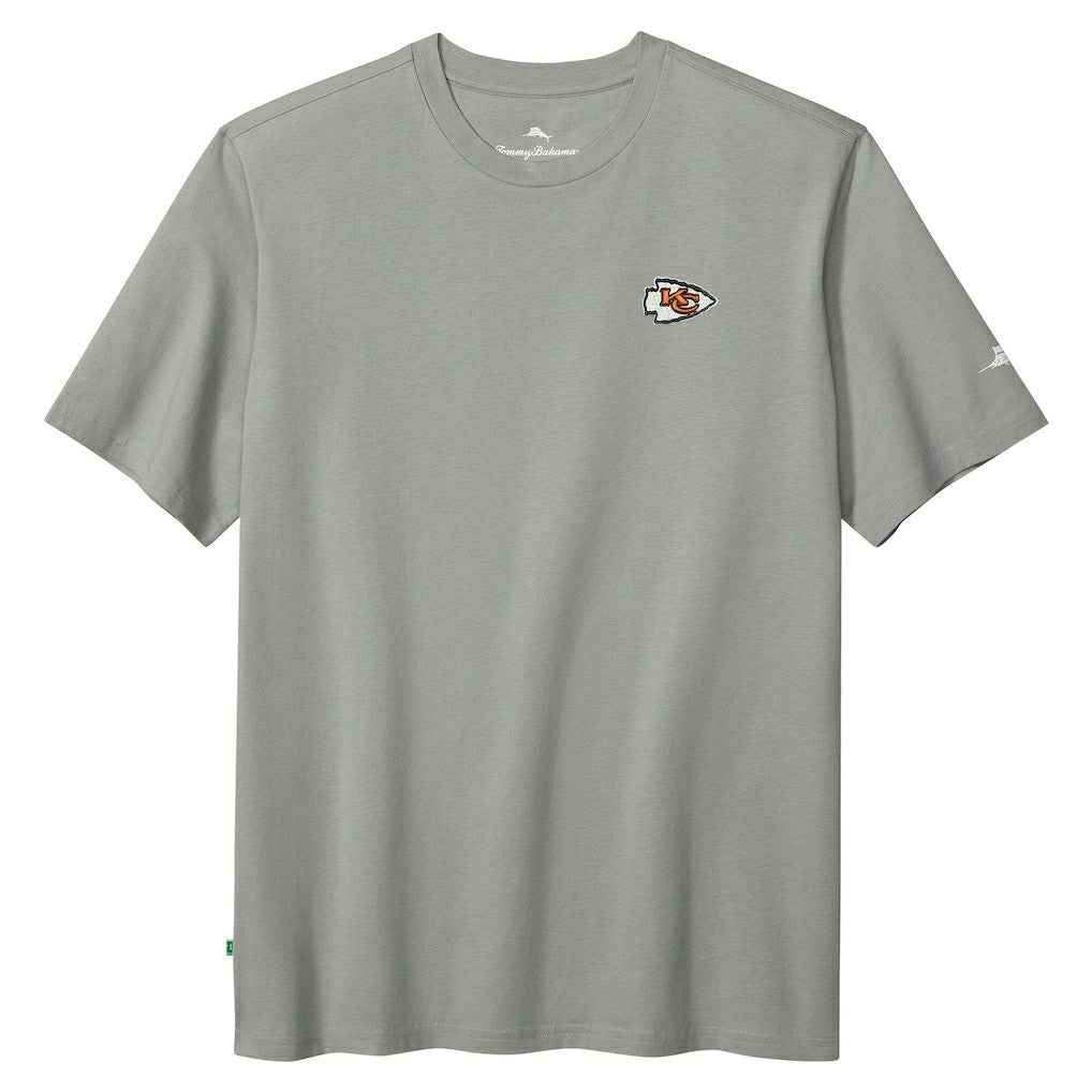 Kansas City Chiefs Huddle & Hang Tens T-Shirt Gray | Tommy Bahama