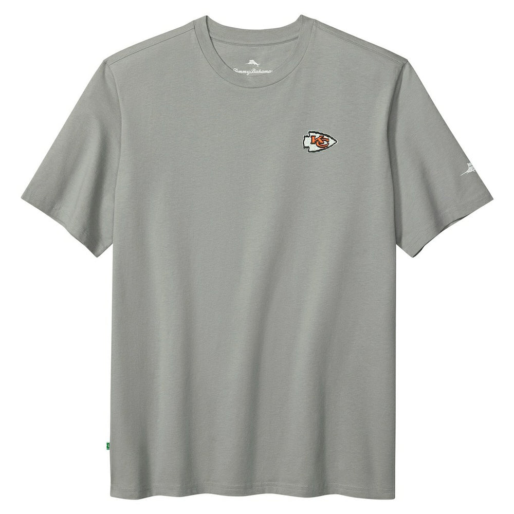 Kansas City Chiefs Huddle & Hang Tens T-Shirt Gray | Tommy Bahama