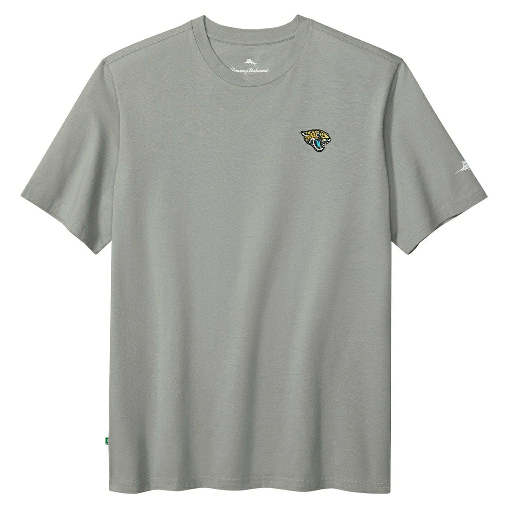 Jacksonville Jaguars Huddle & Hang Tens T-Shirt Gray | Tommy Bahama