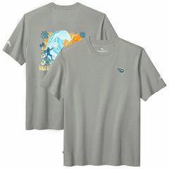 Tennessee Titans Huddle & Hang Tens T-Shirt Gray | Tommy Bahama