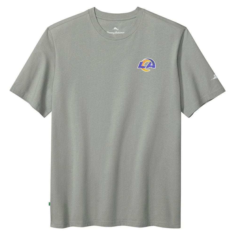 Los Angeles Rams Huddle & Hang Tens T-Shirt Gray | Tommy Bahama