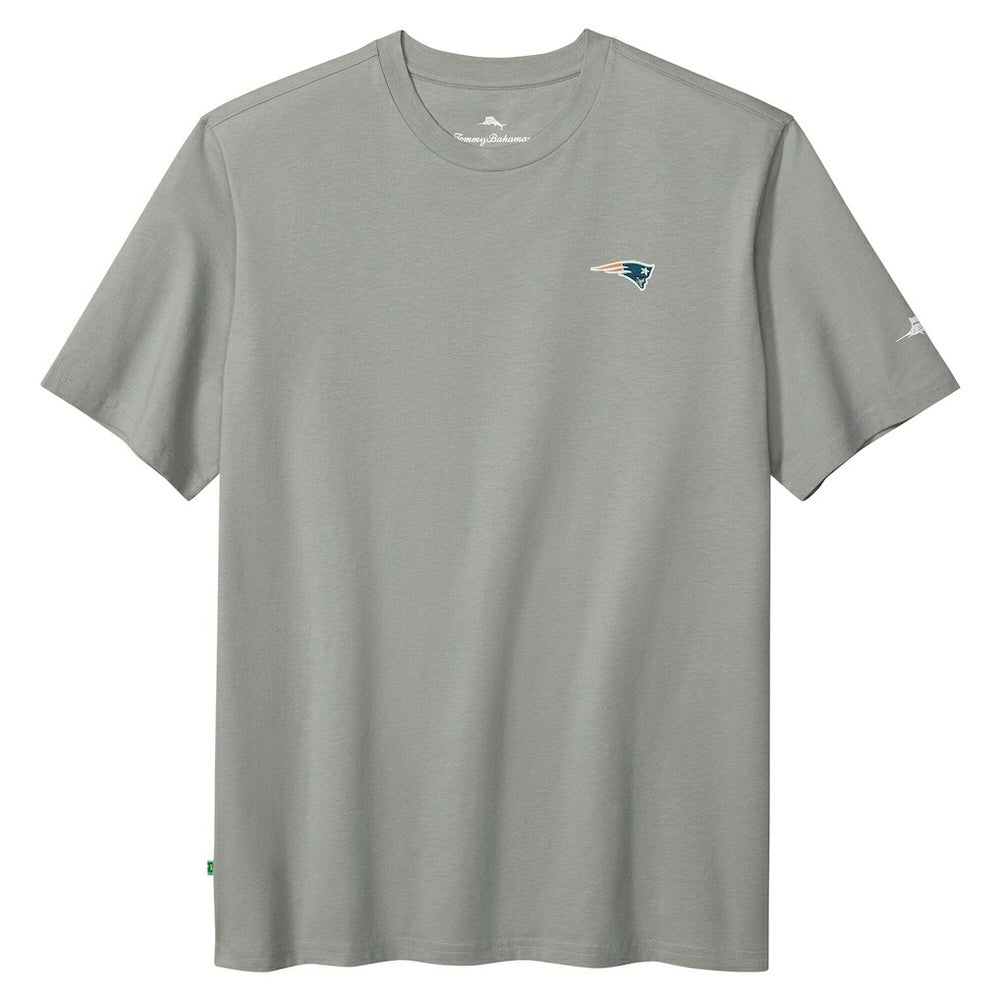 New England Patriots Huddle & Hang Tens T-Shirt Gray | Tommy Bahama