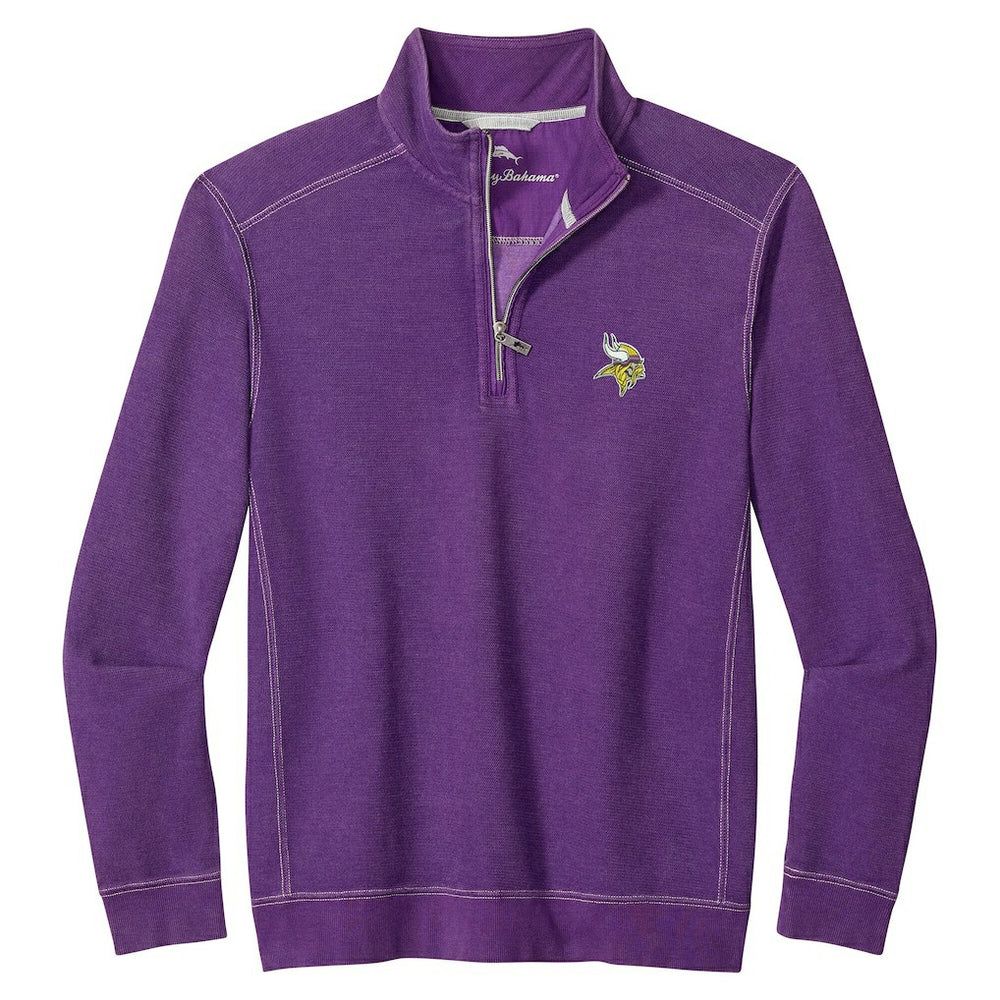 Minnesota Vikings Sport Tobago Half-Zip Pullover Purple | Tommy Bahama