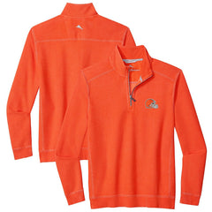 Cleveland Browns Sport Tobago Half-Zip Pullover Orange | Tommy Bahama